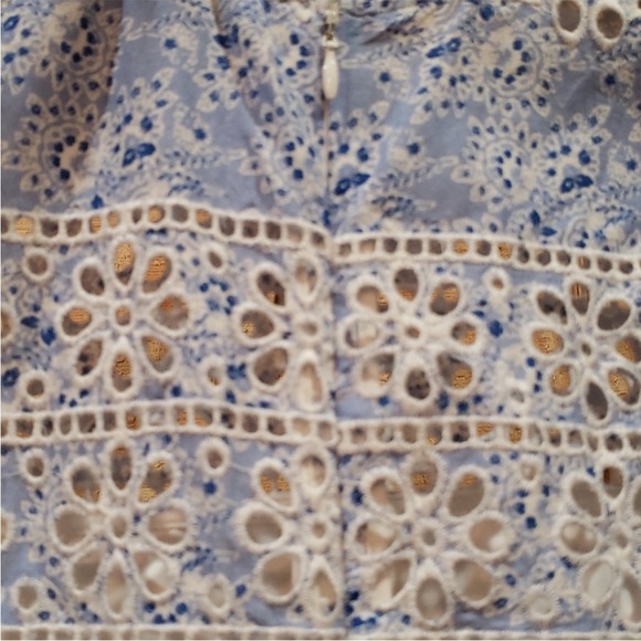 Karina Grimaldi Romper Blue and White - Picture 5 of 6